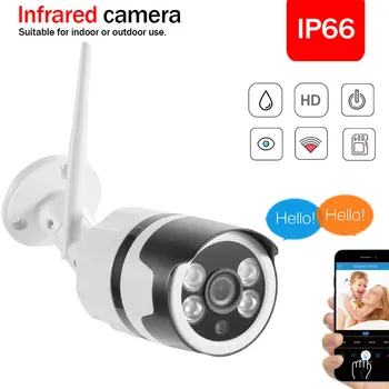 

1080P IP Camera 2MP HD Wireless Surveillance Camera WIFI Network Security Bullet Camera APP Control Night Vision Two-Way Audio