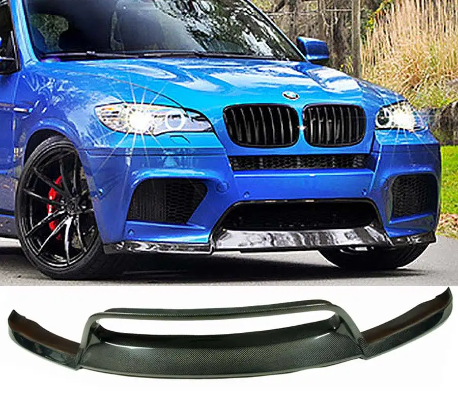 Передний спойлер из углеродного волокна для BMW E71 X6M E70 X5M X5 M X6 10-14 B242 | Автомобили и