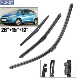 Premium Windshield Wiper Blades Set - Front and Rear (Left Hand Drive)
