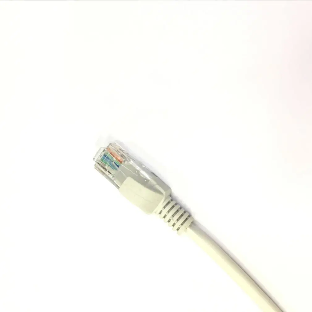 15MCat-6 Ethernet кабель плоский с кабельными зажимами Интернет сетевой кабель высокоскоростной LAN провод с Snagless Rj45 разъемы