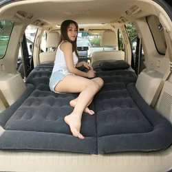 Colchón inflable para coche, cama inflable para viaje en casa, exteriores, Tops, asiento trasero