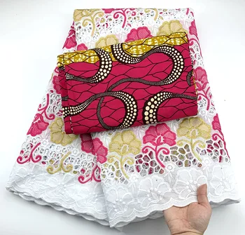 

Embroidery Swiss voile lace in switzerland african lace fabric wedding 2.5+3 yards wax fabric for dress cotton fabric