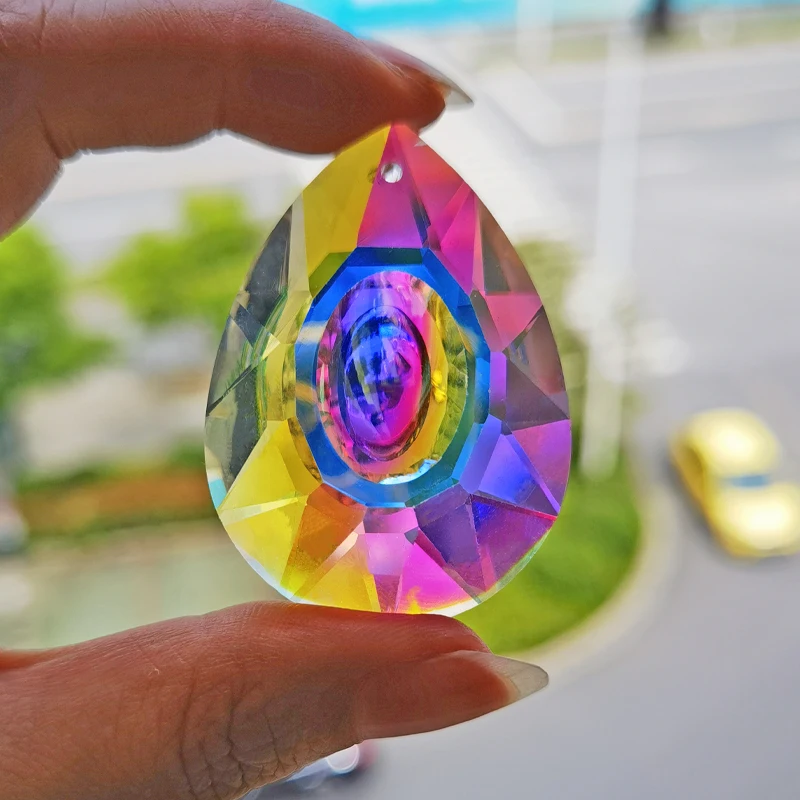 Sun Catcher Window Ornament Colorful Hanging Crystals Prism For Windows