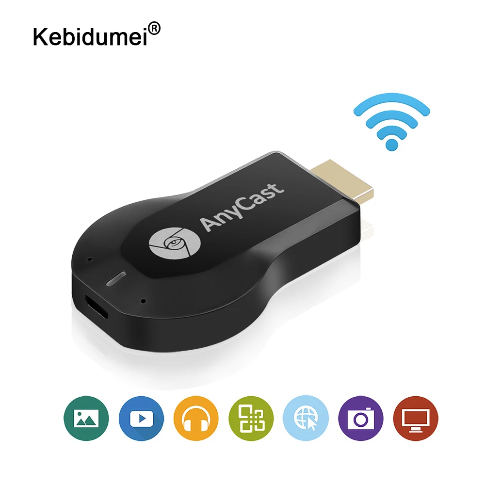 MacBook a TV Monitor PC Proyector X8 Wireless WiFi Display Dongle HD 2.4G 1080P Adaptador HDMI Anycast Miracast para Android Smartphone