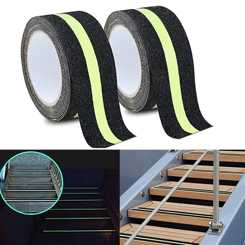Luminous Tape Safety Grip Tape Strong Adhesive Safety Traction Tape PVC Warning Tape Stairs