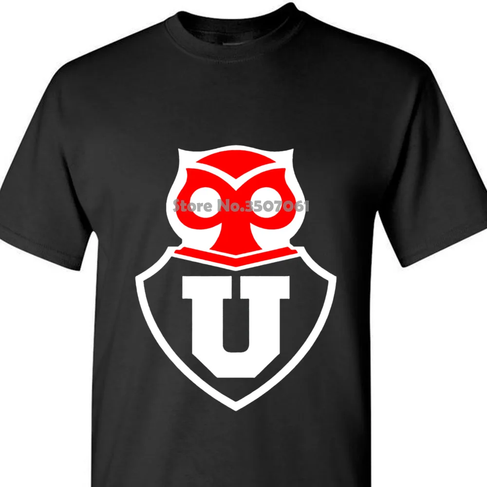 Универсидад де Чили Futbol Soccerite Camiseta футболка La U Классические хлопковые Для мужчин