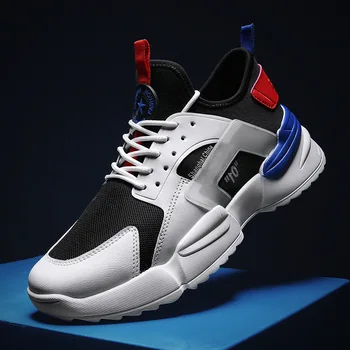 

MANDISHANG Men's Autumn New Wild Fashion Increased Breathable Non-slip Low To Help Round Head Shock Absorption Thick-soled Shoes