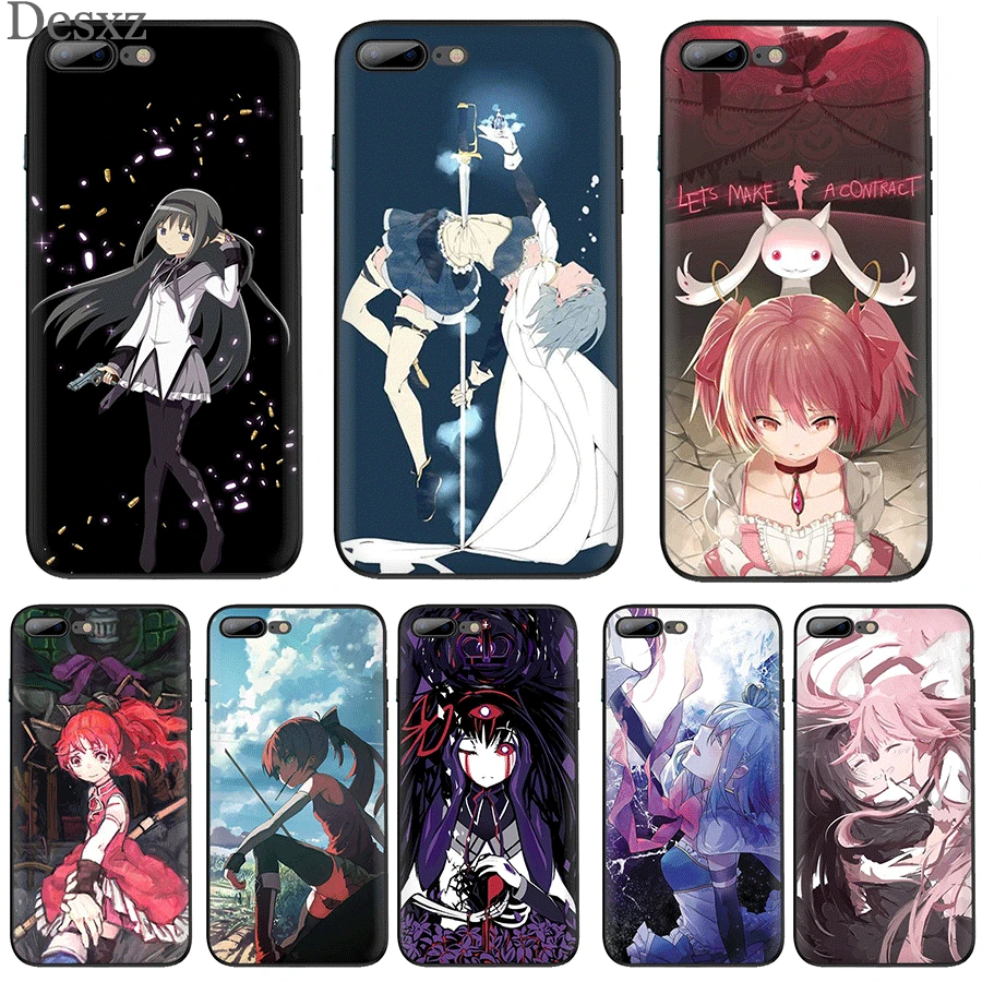 Чехол для мобильного телефона чехол iPhone 6 6s 7 8 Plus 11 Pro X XR XS Max 5 5S SE Puella Magi Madoka Magica |