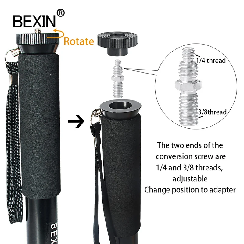 BEXIN штатив монопод для камеры dslr переносной легкий фотокамеры видео Поддержка