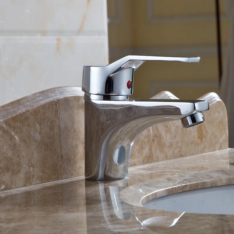 

Sanitary Ware Wash Basin Single Bore Hot And Cold Faucet Basin Faucet Wash Basin Water-Saving Mixing Valve Manufacturers Direct