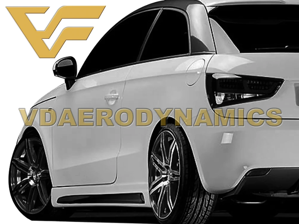 Подходит для 11-13 Audi A1 VAD-RG полный комплект для губ(включает в себя переднюю губу PP, боковые юбки PP, задний диффузор Carbon