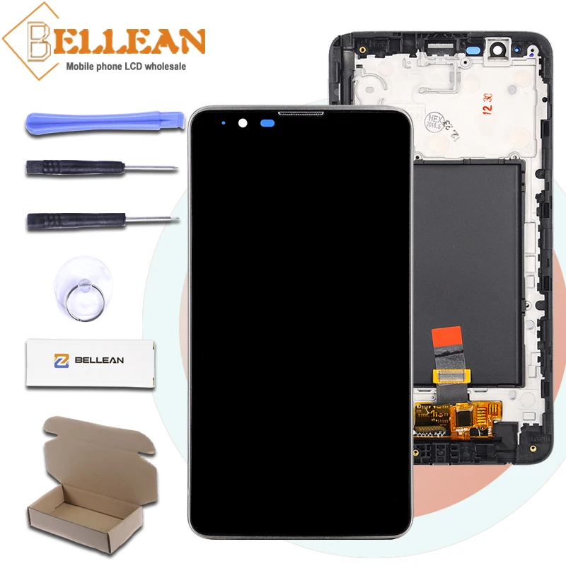 

Catteny Promotion LS775 Lcd For LG Stylus 2 Lcd Screen With Touch Screen Digitizer Assembly K520 Display With Frame+Tools