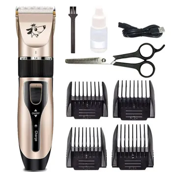 

Pet Clipper Dog Teddy Hair Cordless Shaver Push Beauty Shaver Electric Cutting Machine Barber Push Knife Quiet Charging