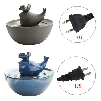 

Electric Ceramics Cat Drinking Feeder Little Fish Shape Cats Drinking Dispenser