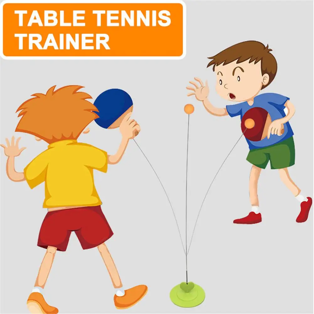 Новый набор для настольного тенниса, мягкий вал, тренировочная машина, эластичность, для детей, взрослых, пинг-понг, тренировочный тренажер