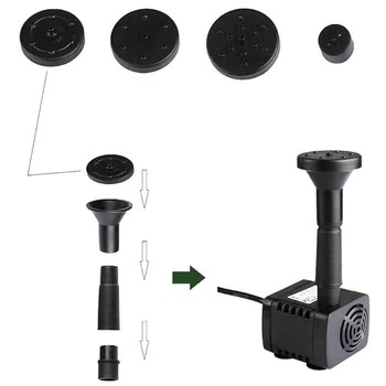 

Solar Power Floating Fountain Water Pump Brushless Motor Solar Fountain for Garden Pool Garden Solar Decorative Fountain MJ918