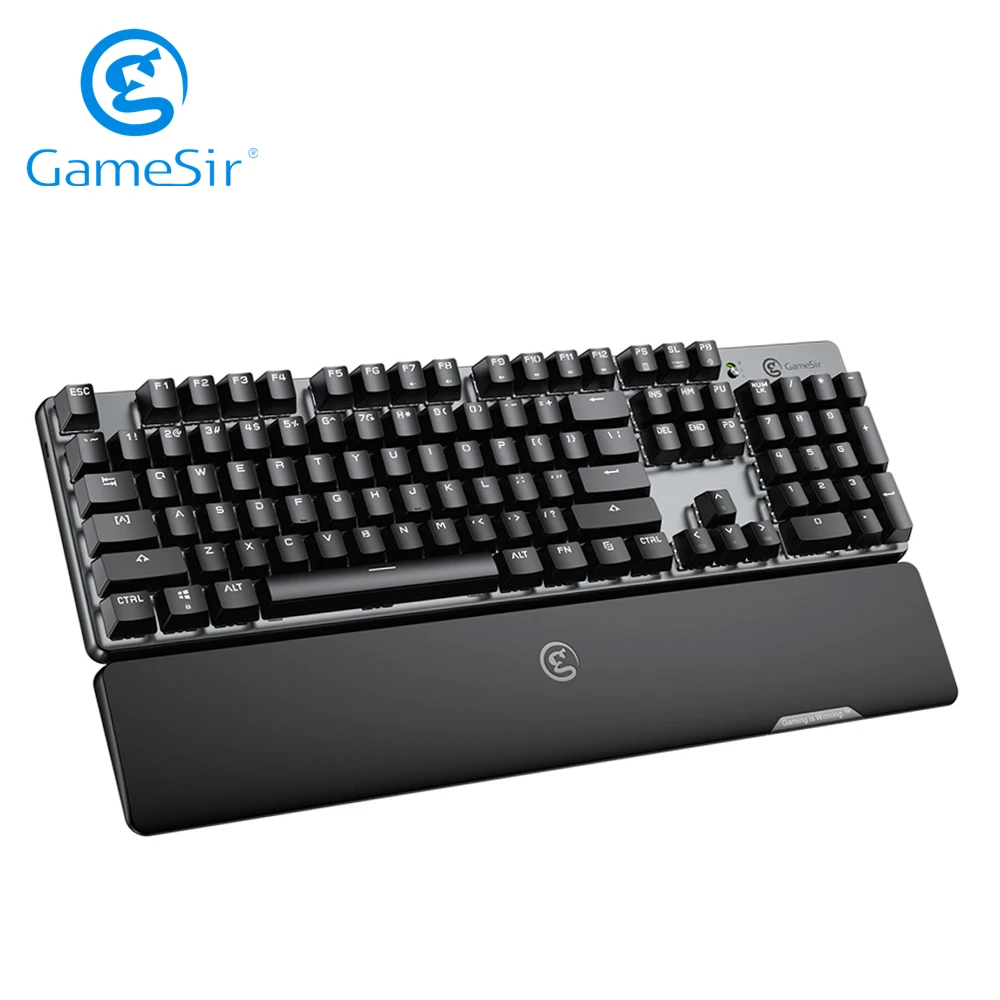 US $66.00 Gamesir Gk300 24ghz Wireless Mechanical Gaming Keyboard Aluminium Alloy Bluetooth Keypad With Wrist Rest For AndroidIosPc