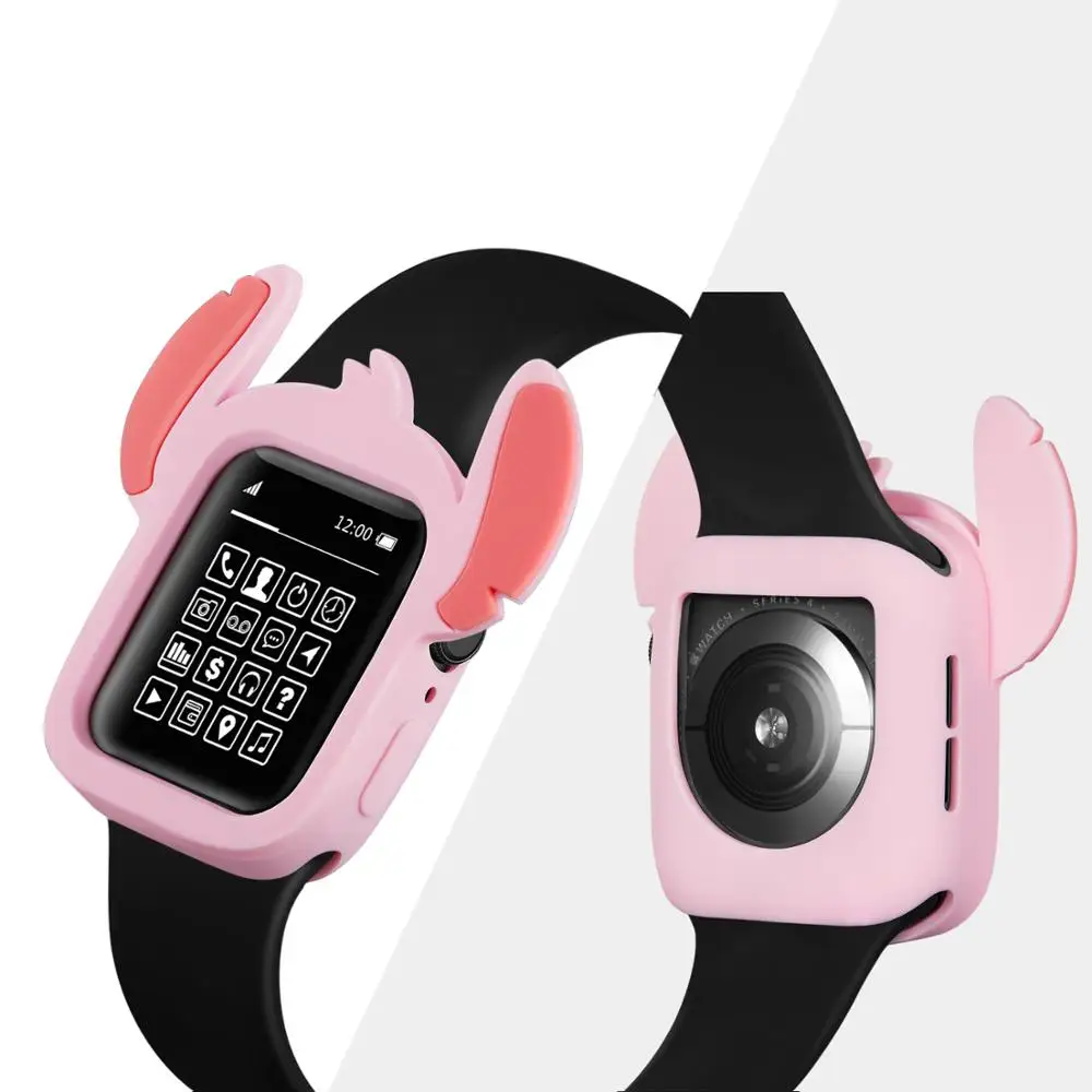 Чехол Serilabee Stitch для apple watch 4, 5, 40 мм, 44 мм, милый защитный тпу чехол s для iwatch series 4, 5