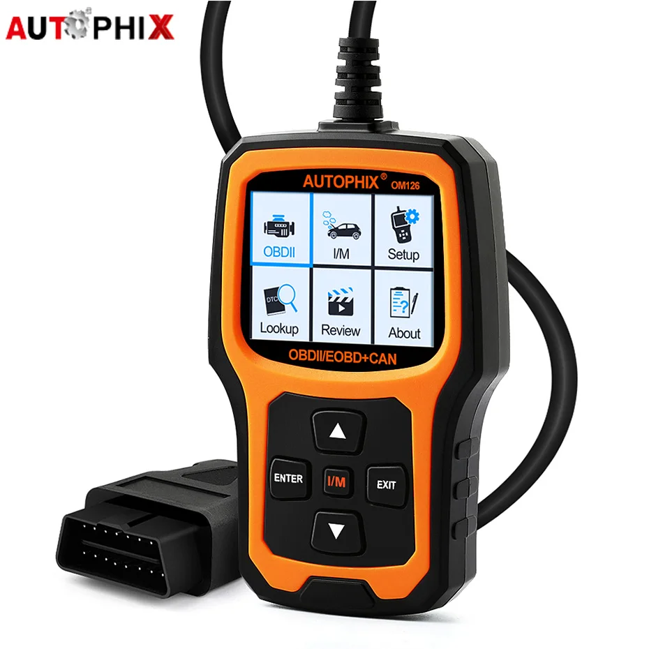 Autophix OM126 OBD2 читатель кода ECU данных в режиме реального времени OBD 2 Авто