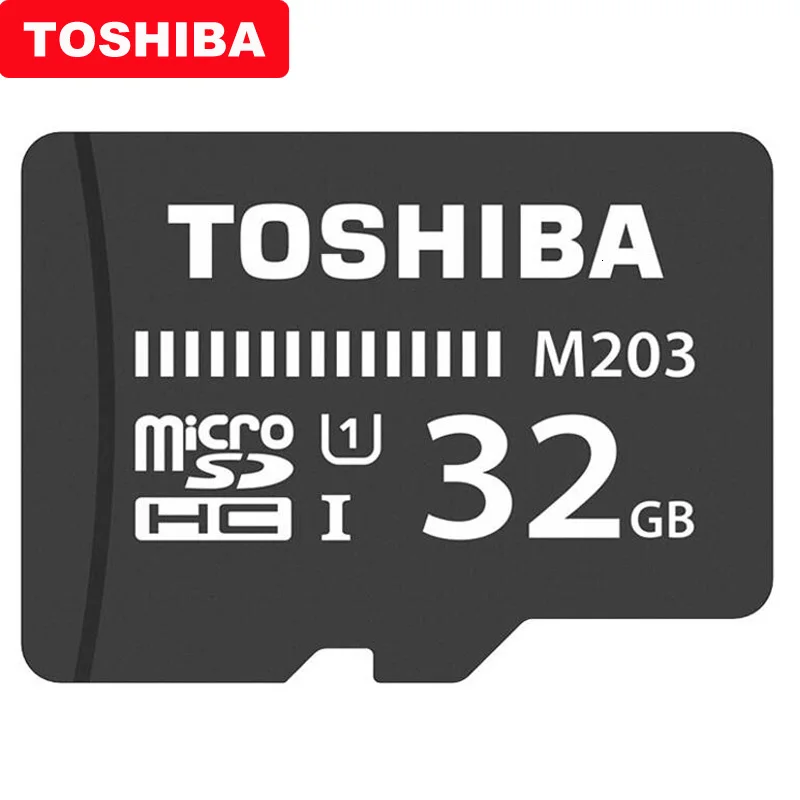 TOSHIBA Micro SD карты M203 Class 10 16 Гб оперативной памяти, 32 Гб встроенной памяти, 64 ГБ 128 Гб карта памяти C10 мини SD карты SDHC/SDXC UHS-I TF карта для смартфона/ТВ