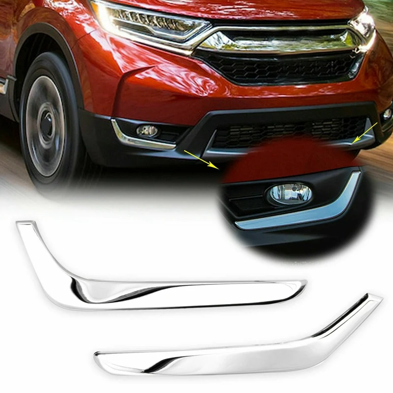 Для Honda CRV- передняя противотуманная фара для бровей противотуманная фара накладка передняя противотуманная фара полоса Блестки наклейка украшение
