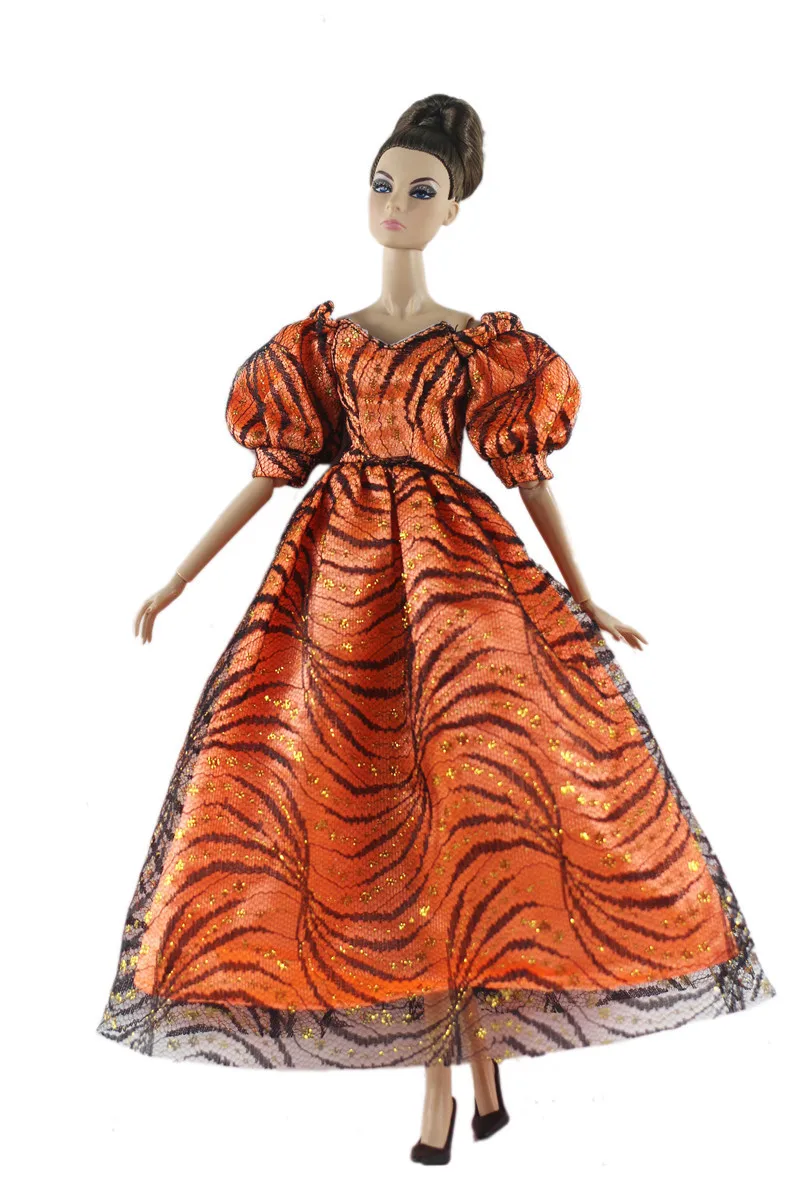 Новый Винтажный костюм с длинным платьем для куклы Барби BJD FR SD аксессуары