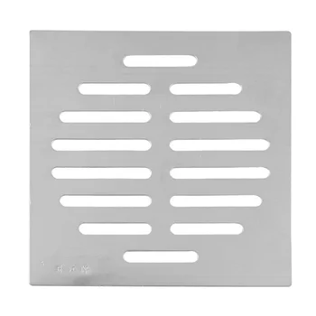 

Home Bathroom Supplies Silver Tone Stainless Steel Floor Drain Cover