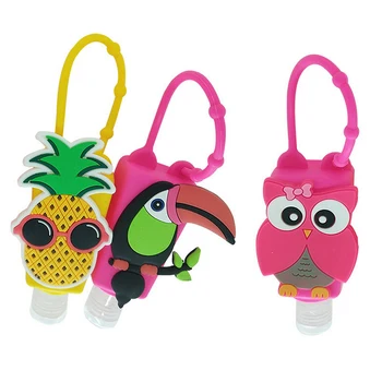 

Silicone Cute Cartoon Owl/Bird Mini Hand Sanitizer Disposable No Clean Detachable Cover Travel Portable Safe Gel