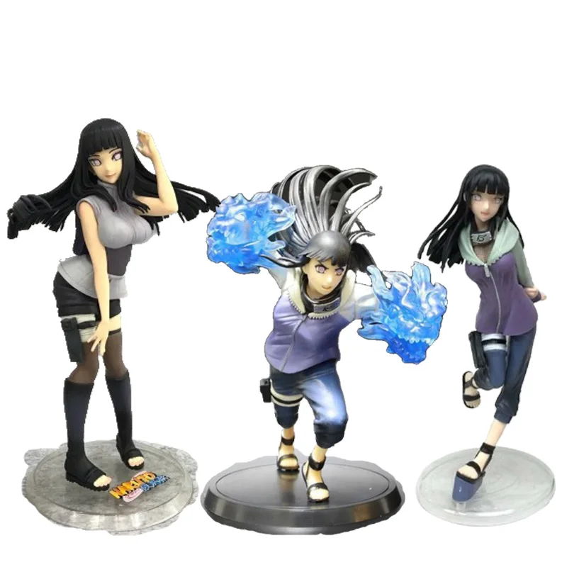 Фигурки героев японского аниме Наруто Hyuuga Hinata игрушки Вторая версия жена ПВХ