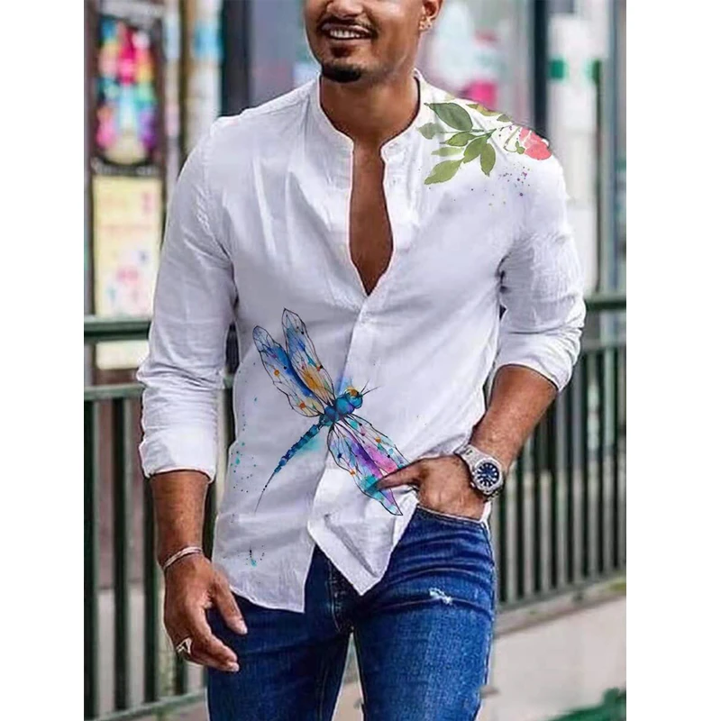 mens shirts with large buttons