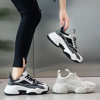 

Super Fire Torre Shoes Female Thick Bottom 2019 Autumn Net Face Breathable Joker Ins Running Sports Shoes Chao