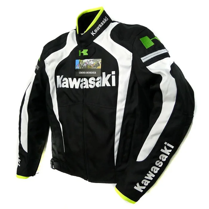 Новое поступление, мужская куртка, зимняя, автомобильная, гоночная, мотоциклетная, для kawasaki, одежда, тепловая, съемная, с подкладкой, фланчар