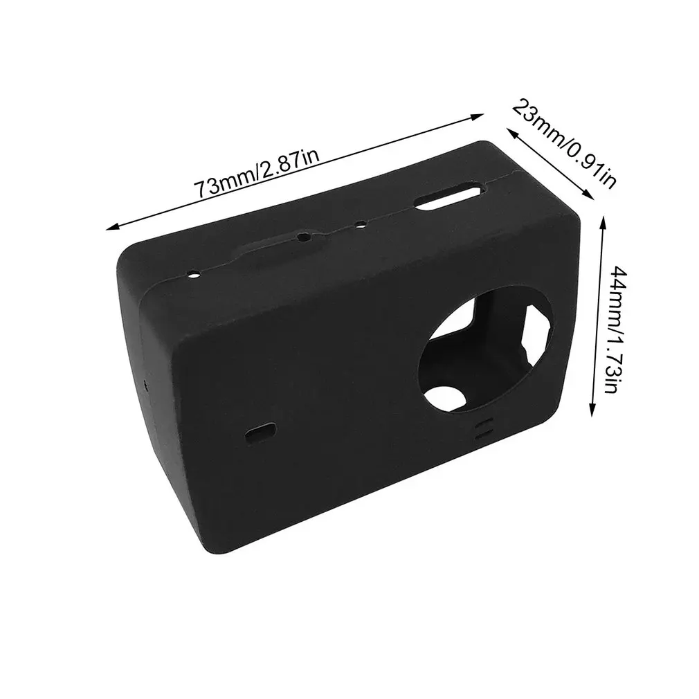 Защитный силиконовый чехол+ крышка объектива для XIAOMI YI 4K Plus Lite, защитный чехол для XIAOYI 4 K, аксессуары для экшн-камеры