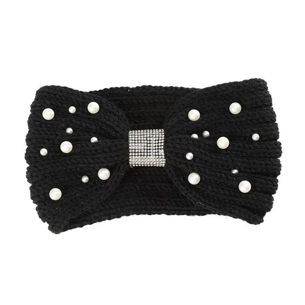 Women's Beaded Wild Hair Accessories Hair Accessories Wool Knitted