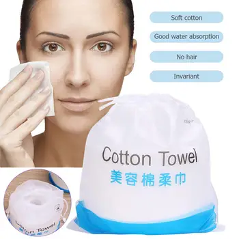 

80pcs Cleaning Cotton Face Towel Disposable Wash Dry Wet Tissue Skin Care Makeup Dual Use of Wet and Dry Practical