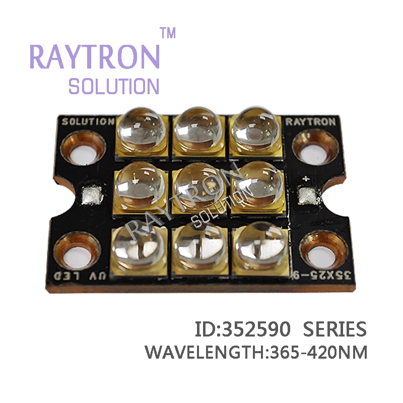 Ультрафиолетовый высокомощный медный струйный принтер Raytron 90 Вт 395 нм модуль УФ