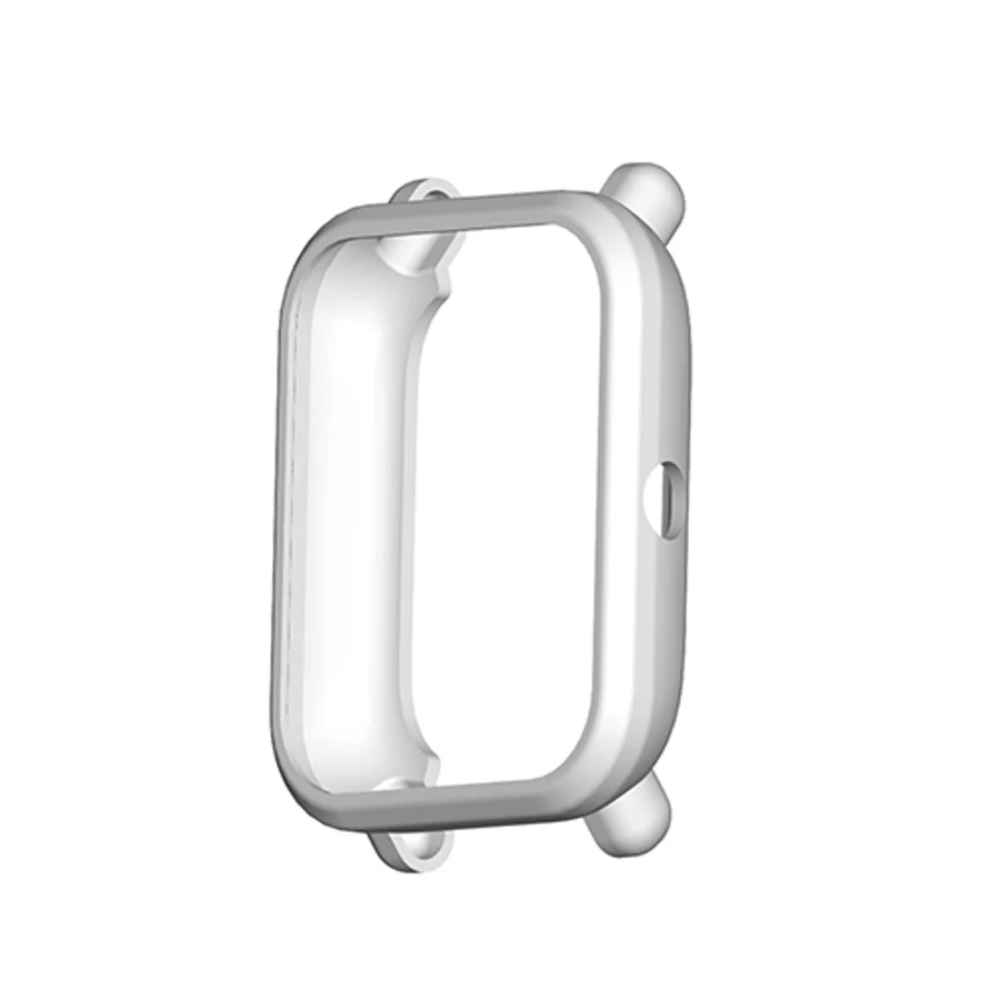 White Мягкий защитный чехол из ТПУ Для Xiaomi Huami Amazfit Bip Youth/Lite Smart чехол для часов Чехол протектор бампер для Amazfit Bip - Цвет: White