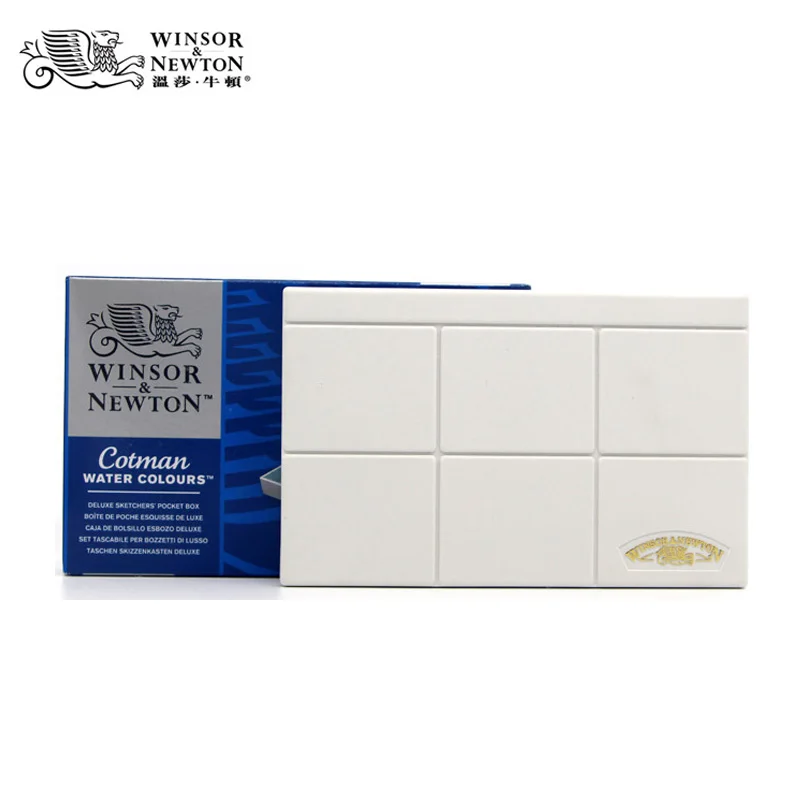 Winsor & Newton cotman однотонный акварельный пигмент расширенный набор 16 половинок