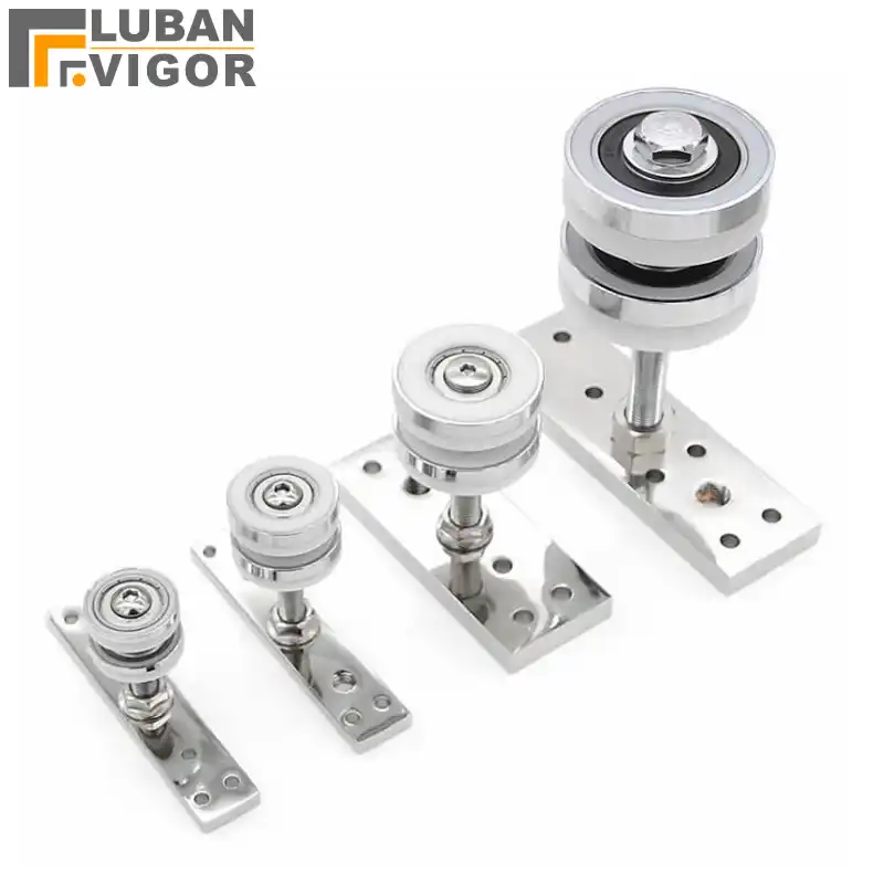 SUS304,Heavy duty sliding door hanging wheel Industrial warehouse
