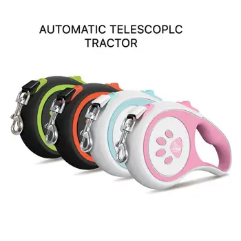 

Automatic Telescoplc Tractor Dog Leash Large Dog Durable Nylon Retractable Walking Leash Leads Handheld Extending Pet Leash Rope