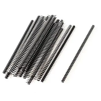 

100PCS 2.54mm 40 Pin Male Single Row Pin Header Strip GOOD QUALITY diy electronics