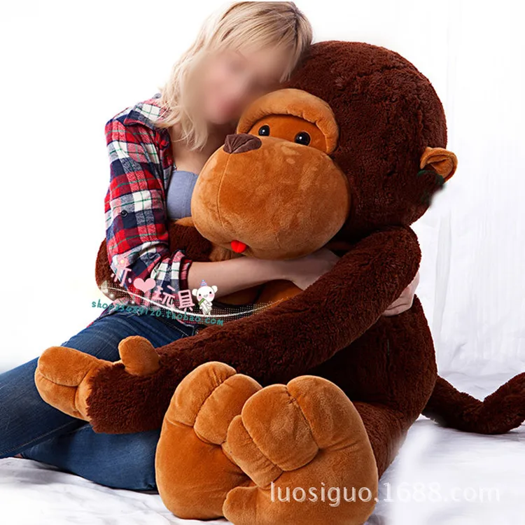 

Plush Toy Monkey Gorilla Large Size Hip Hop Monkey Doll Large Gorilla Doll Pillow Doll Can Add Logo