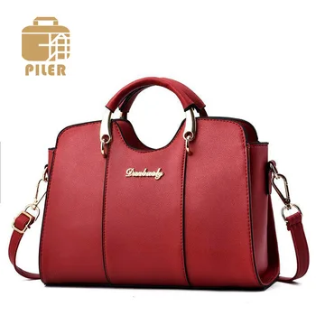 

Elegant Top-handle Handbag for Women Bag Shoulder Bags PU Leather Totes Classic Messenger Hobo Large Office Ladies Handbag Purse