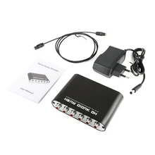 Decodificador de audio SPDIF Coaxial a RCA DTS AC3, amplificador digital óptico, convertidor y amplificador analógico, HD, 5,1 canales