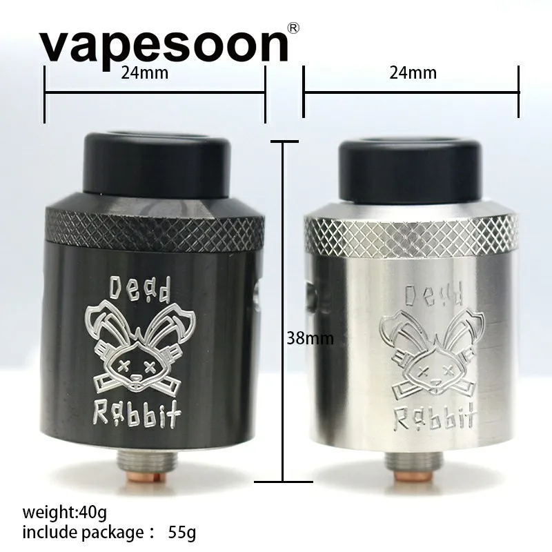 VapeSoon Dead Rabbit RDA четыре столба сборка палуба и регулируемая верхняя сторона