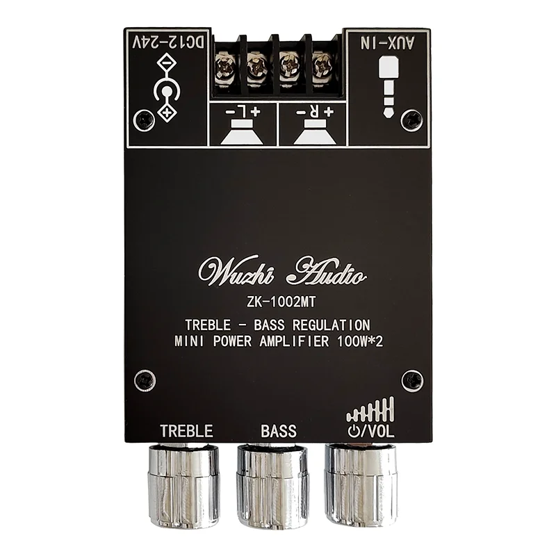 ZK1002T 100 W 100 W Bluetooth-versterkerbord, 2.0-kanaals audio