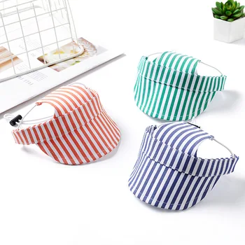 

Free shipping summer stripes dog hat 3 colors pet sun hat dog accessories