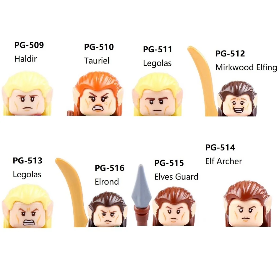 Мини-фигурка Noldo Mirkwood Elfing король эльфов галдир тауриэль Леголас Элронд Арчер