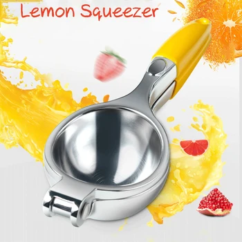 

Anti Rust Orange Extractor Long Handle Stainless Steel Hand Press Labor Saving Home Kitchen Dishwasher Safe Lemon Squeezer
