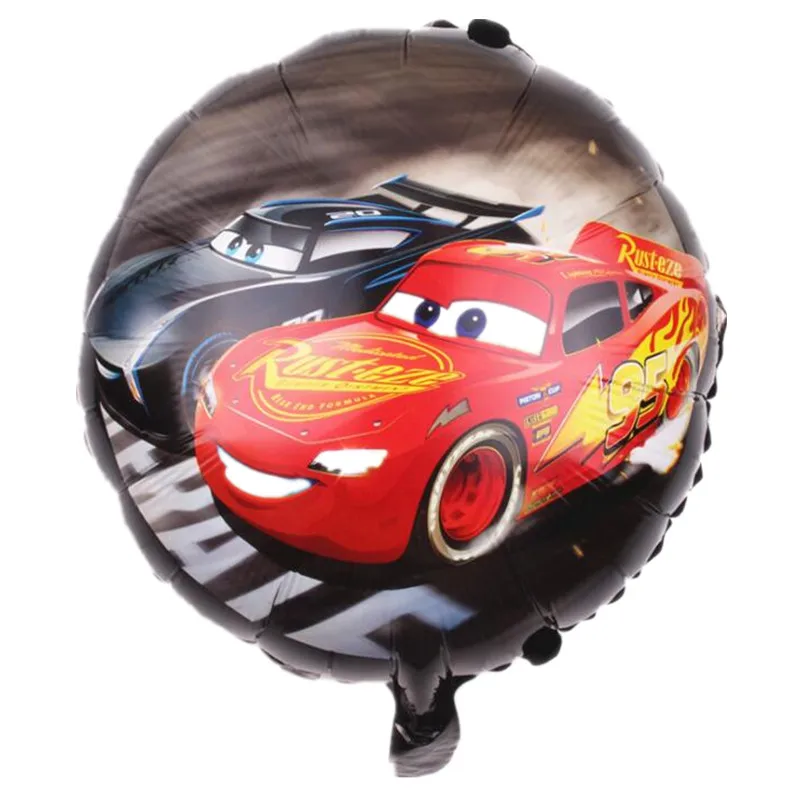Дисней мультфильм автомобиль Молния Маккуин фольгированные шары 18 дюймов воздушный шар в форме автомобиля День Рождения Декор поставка детские игрушки гоночные автомобильные воздушные шары